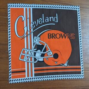 Cleveland Browns NFL Square Pillow Fabric